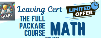Full Package Course -  Leaving Certificate Maths Higher Level