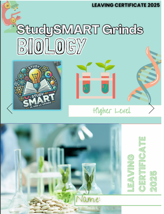 Physical Copy - Leaving Certificate Biology Exam Focused Book